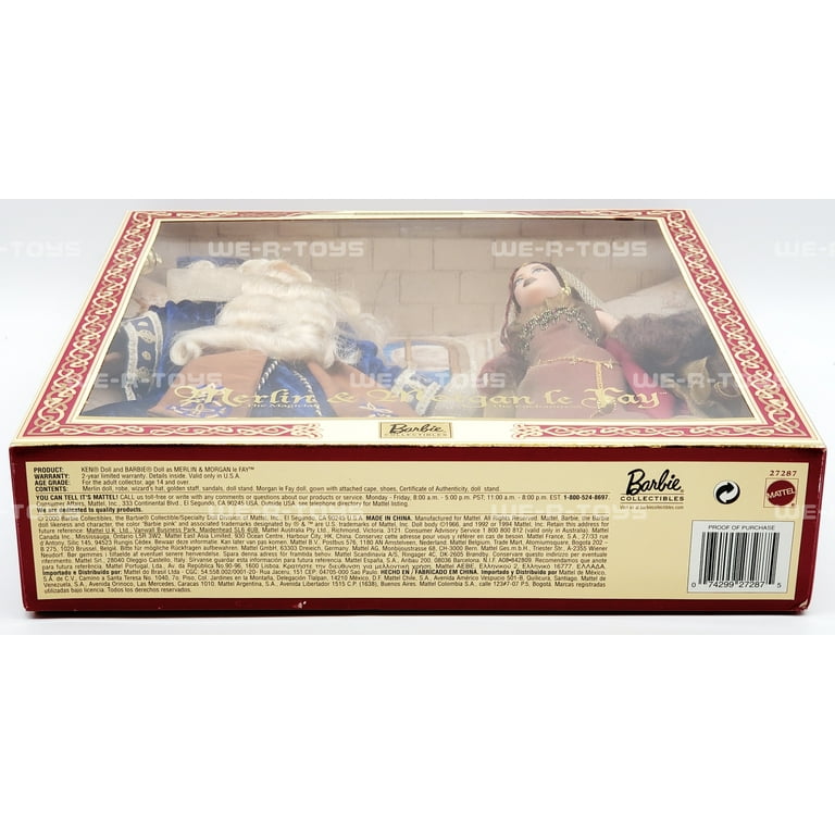 Merlin and morgan le fay barbie hotsell
