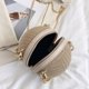 thumbnail image 2 of Bolsa de baloncesto con cadena, Bolsas de mano de terciopelo a la moda, informales para adolescentes y niñas (caqui) Hugtrwg Para Estrenar, 2 of 9