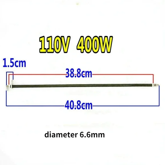 110V 400W  40.8cm heating tube heating rod for oven electric oven heating element tube heating electric heating tube