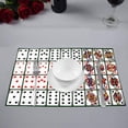 thumbnail image 2 of MKHERT Poker Cards French Playing Cards Placemats Table Mats for Dining Room Kitchen Table Decoration 12x18 inch,Set of 4, 2 of 4