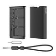 thumbnail image 1 of Aluminum Memory Card Box - 6 SD & 8 Cards Storage, Credit Card Size, Easy Carry for Travel & Photography, 1 of 1