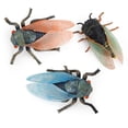thumbnail image 2 of 3 Pcs Modèle d'Insectes Simulés Figurines Réalistes en Plastique Cicada pour Collection Aides Pédagogiques Éducatives Scientifiques, 2 of 6