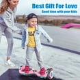 thumbnail image 5 of LIEAGLE Hoverboard Without Bluetooth and LED Lights, Smart 6.5” Self-Balancing Electric Scooter for Kids and Teenagers, Pink-Gray, 5 of 6