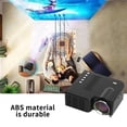 thumbnail image 5 of Mini proyector LED Interfaz de hogar portátil de alto rendimiento con reproductor Audio Media AV TF USB Video con Eigraketly EL014412-00, 5 of 5