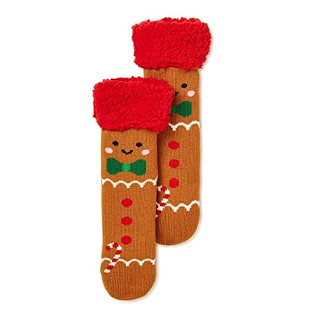 

Fuzzy Babba Women s Slipper Socks 1-Pack One Size (Gingerbread)