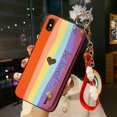thumbnail image 1 of Funda con soporte de teléfono para Samsung galaxy S21 Ultra S20 FE S8 S9 S10 S20 plus NOTE 9 10 20, funda de TPU colgante con correa para la muñeca, 10x qym unisex, 1 of 2