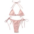 thumbnail image 1 of Strappy Bikini Swimsuit Floral: 2PCS Soft Bathing Suit Beach Swimwear for Ladies, 1 of 10