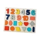 thumbnail image 5 of Forma de número Regalo interactivo Tablero sensorial educativo temprano Juguetes 3D Montessori Rompecabezas de madera duradero Tablero, 5 of 9