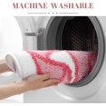 thumbnail image 2 of Bathroom Rug in Pink Bow, 16.9" x 23.6" Irregular Rug, Non-Slip Floor Mat for Bathroom & Bedroom, Fluffy Bath Rug with 8X Absorbency, Washable, Gift for Girls, 2 of 8