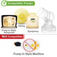 thumbnail image 2 of Piezas para Sacaleches NENESUPPLY Adaptadores de 21mm Compatibles con Medela, 2 of 9
