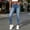 A53 Blue, variant on Women's Skinny Denim Jeans Stretch Slim Fit High Waisted Flattering Pencil Pants with Classic Pockets for Everyday Casual Wear Comfy Jeggings Streetwear