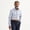 Blue Heather Gingham, variant on Men's Apt. 9® Premier Flex Regular-Fit Wrinkle Resistant Dress Shirt Color: Gray Geo Dobby Size: L-36/37
