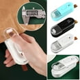 thumbnail image 2 of Pcksrro Small household appliances deal!Home Mini Sealing Machine Small Plastic Sealing Machine Snacks Sealing Clip Convenient Hand Pressure Plastic Bag Sealing Machine, 2 of 2
