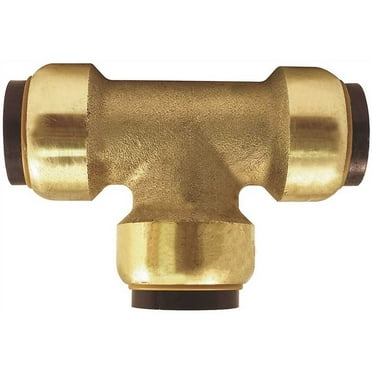 Tectite FSBT12 1/2 in. Brass Push-to-Connect Tee