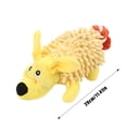 thumbnail image 3 of Bunny Shaped Durable Squeaky Dog Chew Toy With Mop Texture For Teeth Cleaning And Interactive Play(Yellow-29X13.5Cm), 3 of 4
