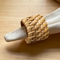 thumbnail image 6 of HengDidi Handcrafted Rattan Napkin Rings, Woven Wooden Table Decor for Dining, Elegant and Sturdy for Restaurants or Home Use, 6 of 7