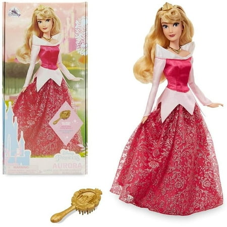 Sleeping Beauty Aurora Classic Princess 11.5” Doll with Brush Hairbrush Figure