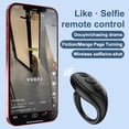 thumbnail image 3 of Navegación En Anillo Teléfono compatible con Bluetooth Ring Remote Controller Wireless Page Turner (Black), 3 of 7