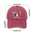 thumbnail image 3 of TIMIFIS Cotton Cap, Washed Baseball of Mexico Printed Baseball Tongue Adjustable Baseball Washable Home Decor, 3 of 6