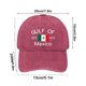 thumbnail image 3 of Washed Baseball Cap Mexico Print | Adjustable Tongue Strap Hat | Soft Comfortable Washable Fabric | Multicolor | Fade Resist Durable | Adult Unisex | 20x20x10cm, 3 of 6