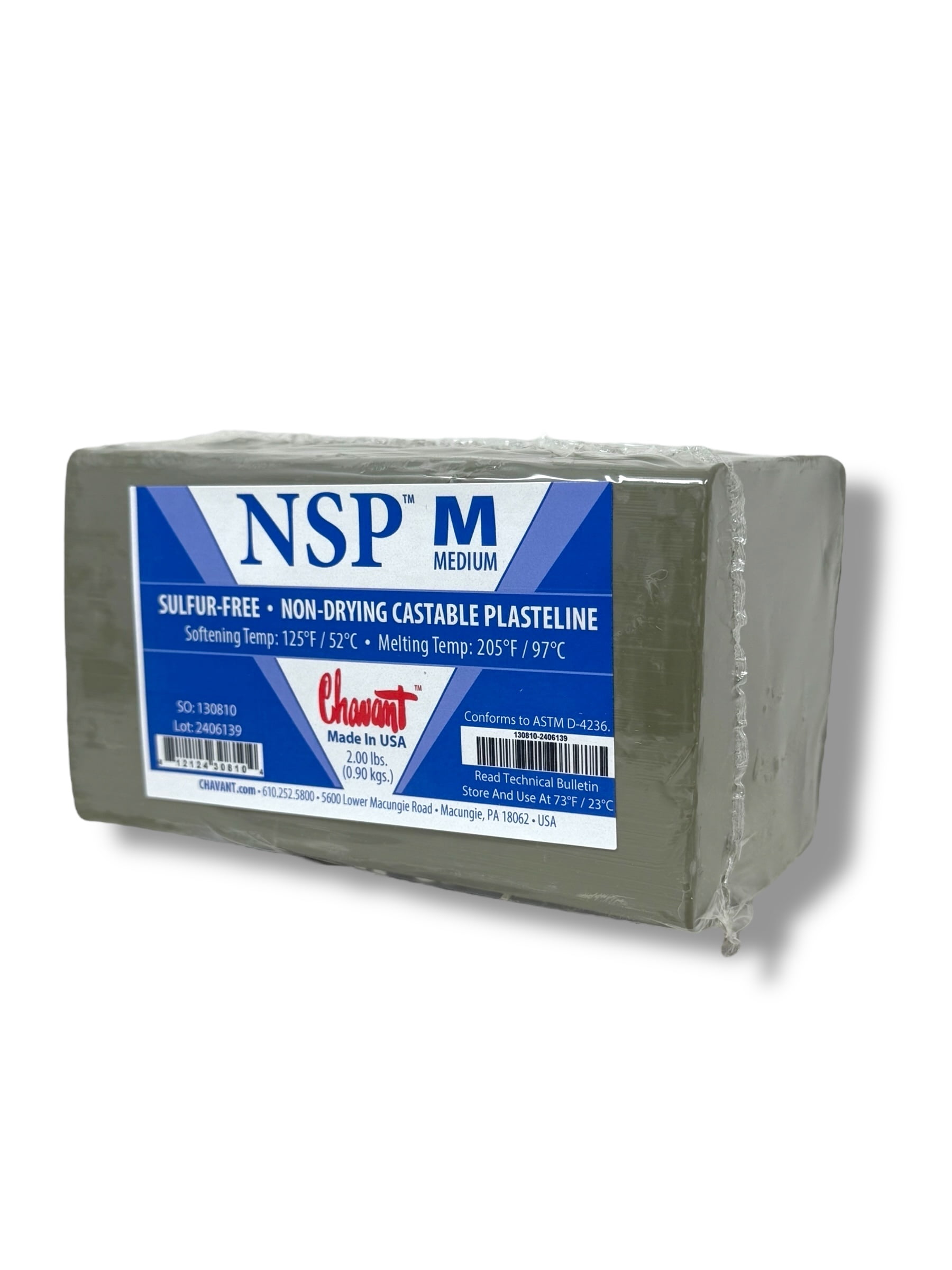 Chavant - NSP - Medium Green ( 2lb Brick )