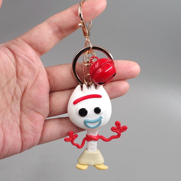 LLavero de Toy Story 4 para niños, 1 piezas, Woody, Buzz, Lighty, Forky Rex, figuras de acción, Mini llavero, muñecas, juguete para niños, regalo de Navidad