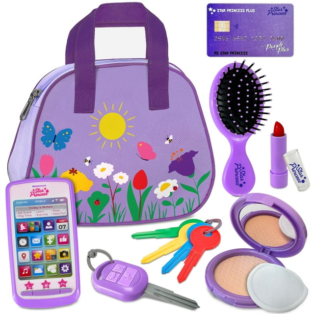 Juguete Play Purse Star Princess para niños pequeños con accesorios de 2 a 3 años