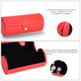 thumbnail image 4 of Peahefy Wristwatch Watch PU Roll Holder Rings Earrings Display Case Jewelry Gift Box Storage, Watch Box,Jewelry Box, 4 of 7