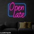thumbnail image 3 of Glownneon Neon Open Late Sign, Open Led Sign For Restaurant & Bar Deco, 3 of 5