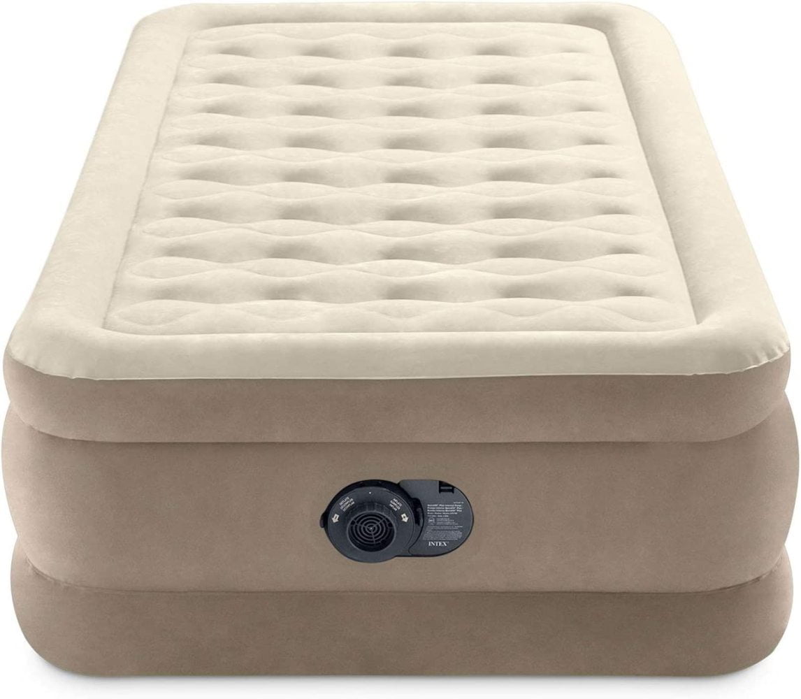 Buy Intex 64425ED Ultra Plush Fiber Tech Soft Airbed Mattress with