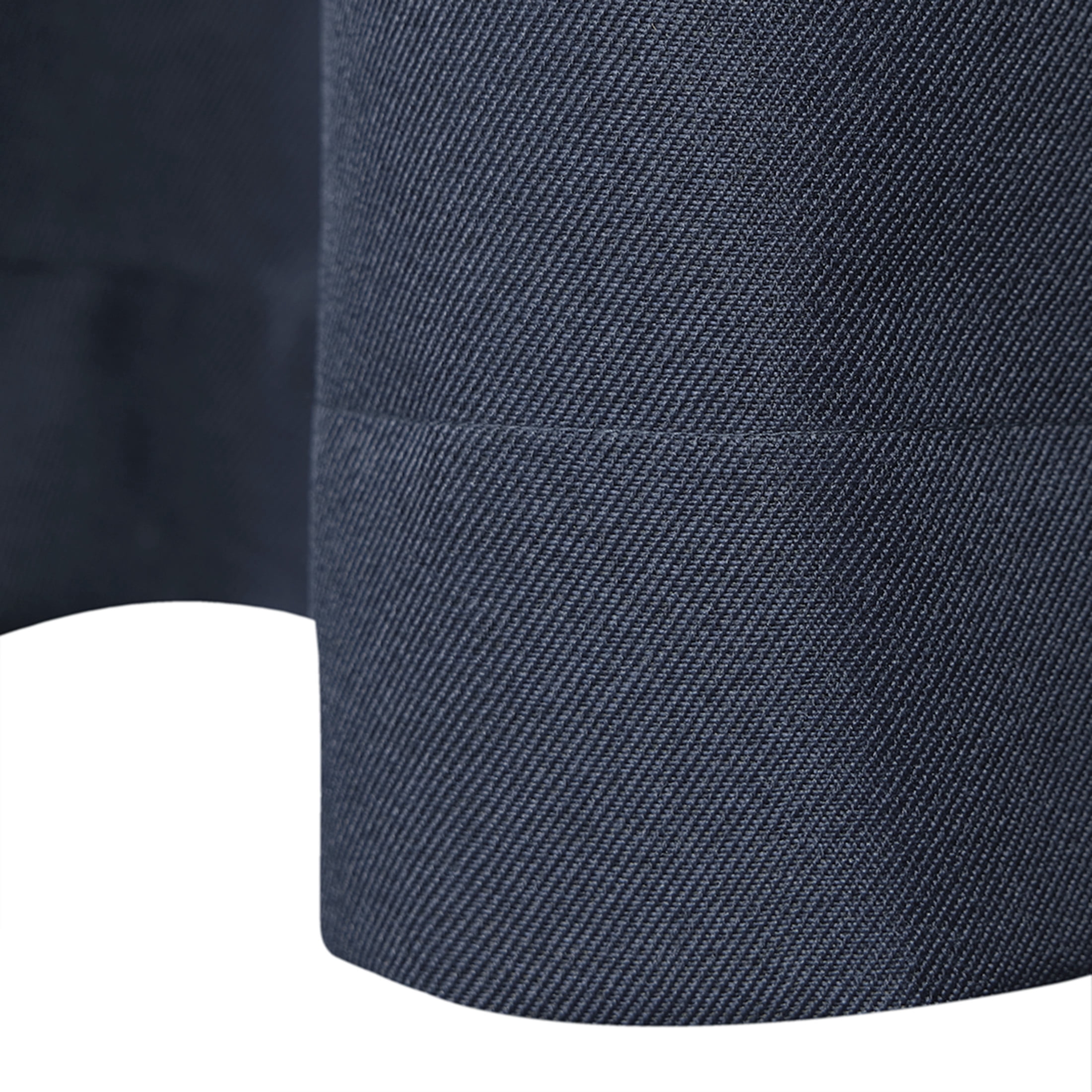 Mainstays Dark Navy Solid Blackout Rod Pocket with Back Tabs Curtain Panel Pair, Set of 2, 30" W x 63" L