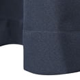 thumbnail image 6 of Mainstays Dark Navy Solid Blackout Rod Pocket with Back Tabs Curtain Panels 4PC Set, Set of 4, 30" W x 63" L, 6 of 11