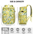thumbnail image 3 of Travel Cooler Bag - Lemon Camping Beer Cooler Backpack with Bottle Opener- Waterproof Insulated Picnic Backpacks - Cooler Bag for Beach, 3 of 6