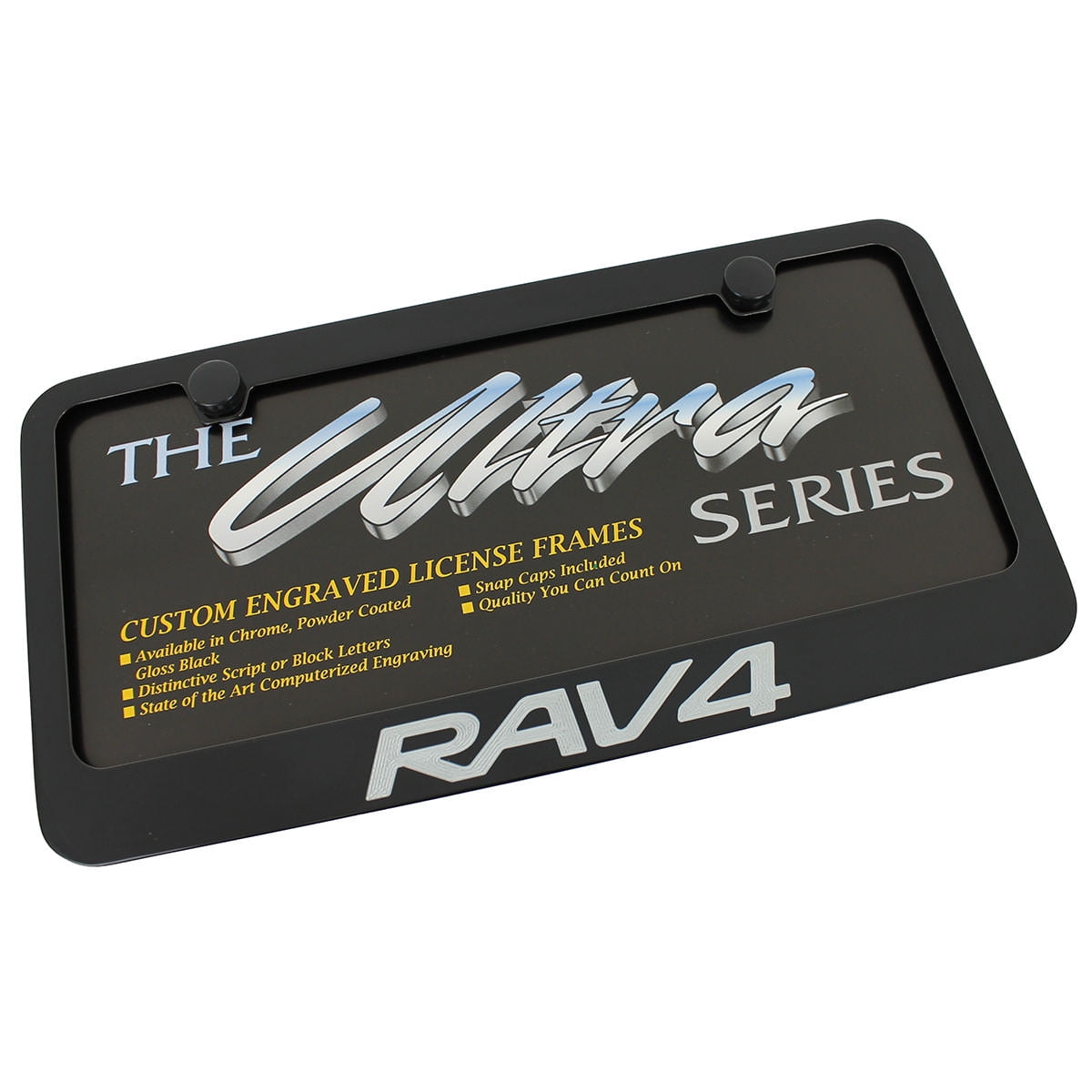 Toyota RAV4 License Plate Frame (Black)