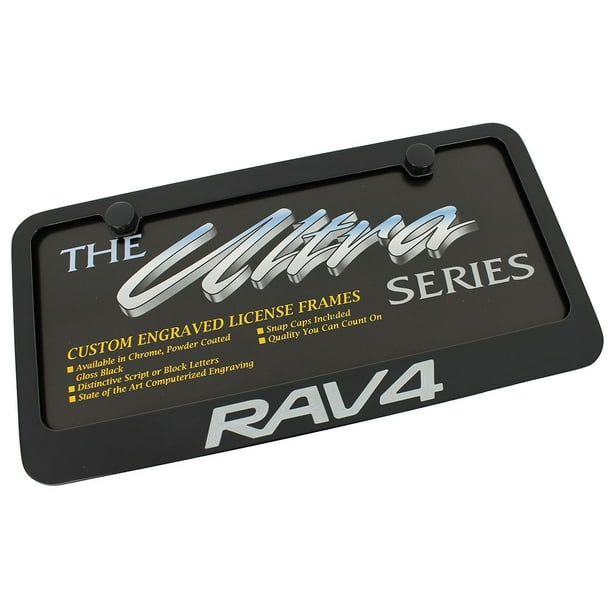 Toyota RAV4 License Plate Frame (Black)
