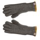 thumbnail image 3 of Guantes de invierno retro con dedos expuestos, unisex, talla única, de acrílico tejido gris con detalle de muñeca roscada, 3 of 8