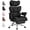 Black(Adjustable Armrest), variant on edx Executive Home Office Desk Chair, Ergonomic Big Tall High Back with Footrest & Lumbar Support, Reclining Comfy PU Leather Computer Gaming Chair with Swivel Wheels, Height Adjustable, Black
