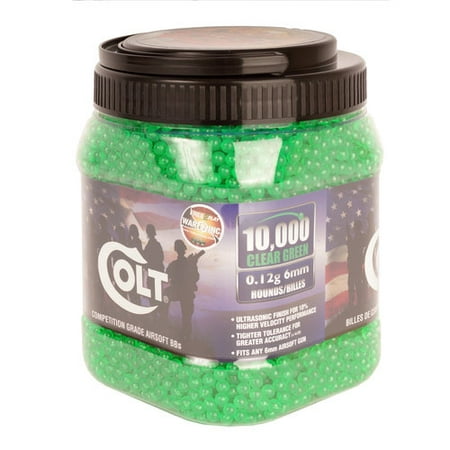 Colt .12 Airsoft BB Ammo, 6mm, 10000ct