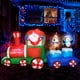 thumbnail image 4 of Inflable Navidad Houzer Tren Navideño 2.2m Exterior Luz Led, 4 of 7