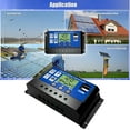 thumbnail image 5 of Labymos 10A Contrôleur de Panneau Solaire HD LCD Régulateur de Charge de Batterie Contrôleur Intelligent pour un Usage Domestique, 5 of 5