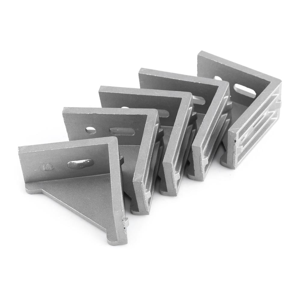 OTVIAP Corner Brace, Aluminum Angle Bracket,5pcs Aluminum Alloy L Shape
