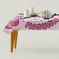 thumbnail image 3 of Sanrio Tablecloth for Kurome Washable Cotton Square Cute Funny Softfor Kitchen & Table Linens 55×70.9 in, 3 of 5