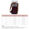thumbnail image 5 of Top de verano para mujer, camiseta holgada con cuello en V, sin mangas, con costuras de encaje fluido, camiseta sin mangas plisada detallada para mujer, 5 of 5
