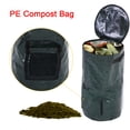 thumbnail image 2 of Organic Compost Bag, 2 Sizes Organic Waste Kitchen Garden Yard Compost Bag Environmental PE Cloth Planter, 2 of 8