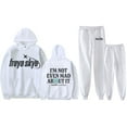 thumbnail image 2 of Freya Skye “Not Even Mad About lt” Print Hoodie Jogger Set – Unisex  2-Piece Fashion Pullover Sweatshirt & Pants Outfit for Music Lovers, 2 of 6