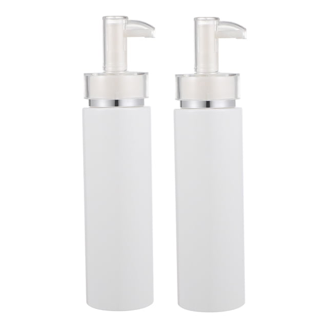 2 botellas de loción de 200 ml, portátiles, con bomba, para viaje, para champú.