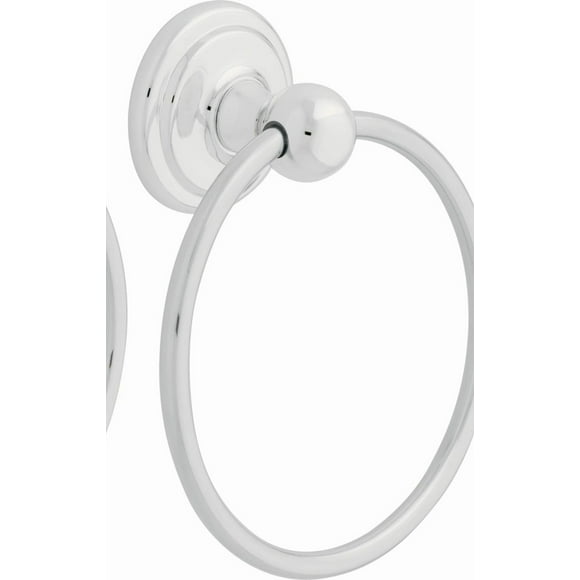 Chrome Elegance Towel Ring - Polished Finish for Modern Bathroom Décor