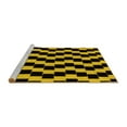 thumbnail image 2 of Ahgly Company Machine Washable Indoor Rectangle Abstract Yellow Modern Area Rugs, 7' x 10', 2 of 4