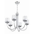 thumbnail image 6 of 58126-CH Craftmade Lighting Wrenn - 6 Light Chandelier-21.38 Inches Tall and 26 Inches Wide-Chrome Finish, 6 of 7