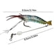 thumbnail image 2 of Señuelo Blando de Camarones Que Brilla En La Oscuridad con Anzuelo: Natación Realista, Cebo Biónico para Pesca Nocturna de Bagres, Bacalaos, Pargos y Truchas., 2 of 3